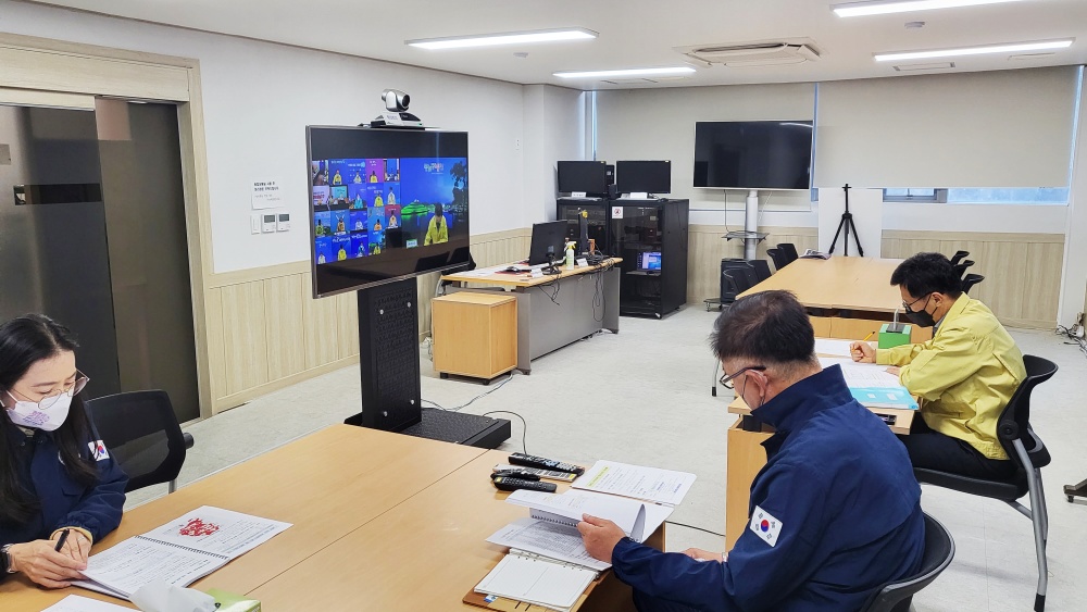 ▲ 초미세먼지 재난대응 현장훈련