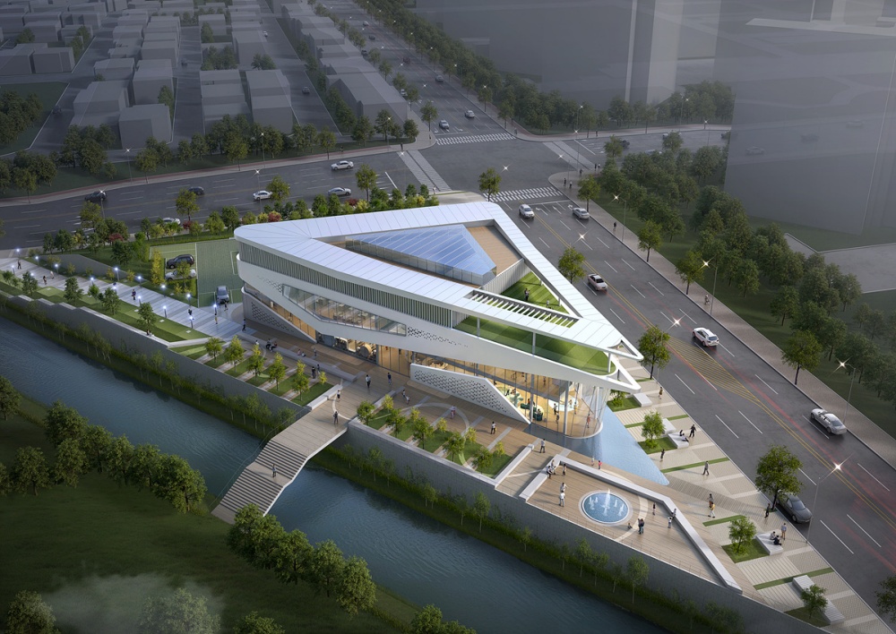 ▲ 여수시 어린이도서관 투시도