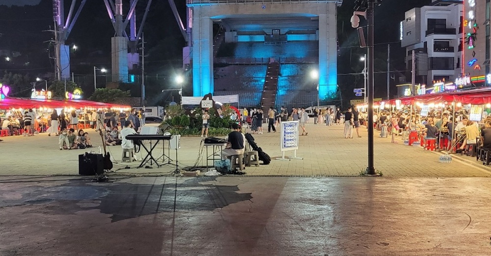 ▲여수밤바다 낭만포차