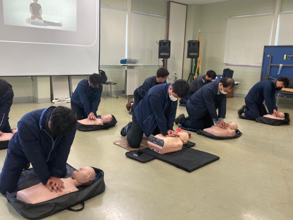 ▲ 여수시도시관리공단 심폐소생술 교육