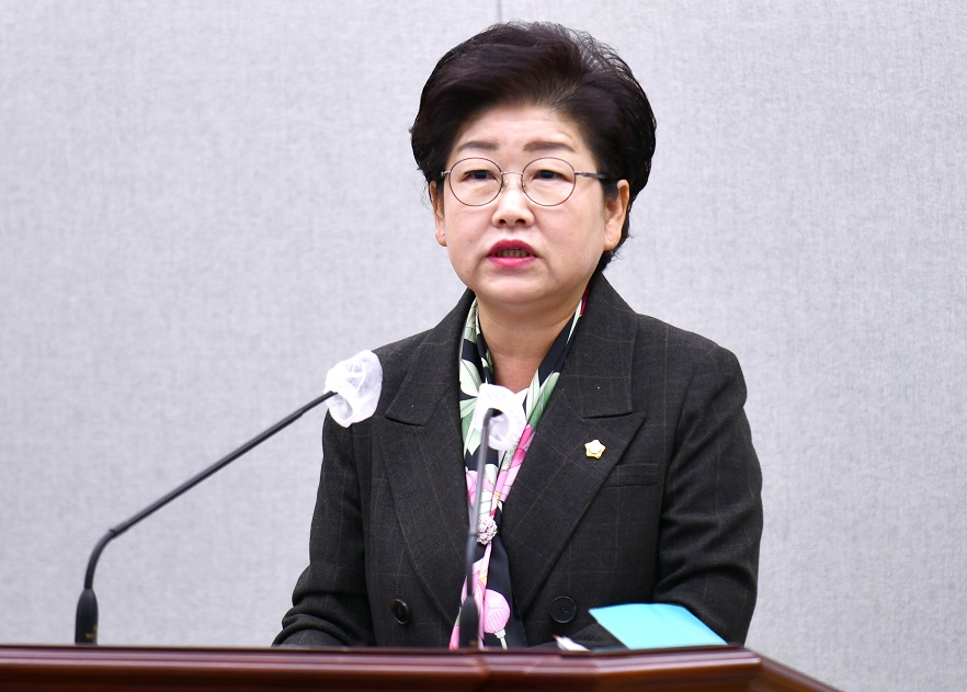 ▲ 백인숙 여수시의원