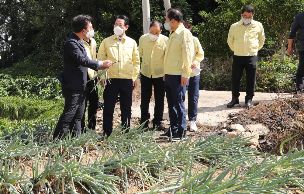 ▲여름철 자연재난 현장방문 