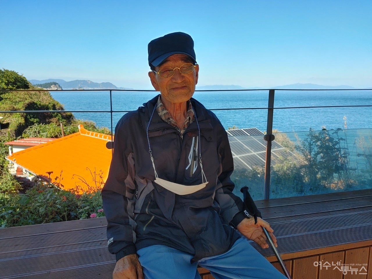 ▲ 탁성호 생존자 김석봉씨의 모습 ⓒ 심명남