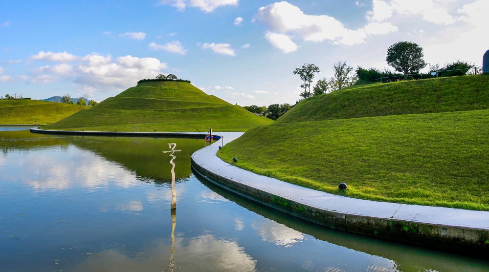 ▲  카타르월드컵서 홍보한 전남관광지 순천만국가정원