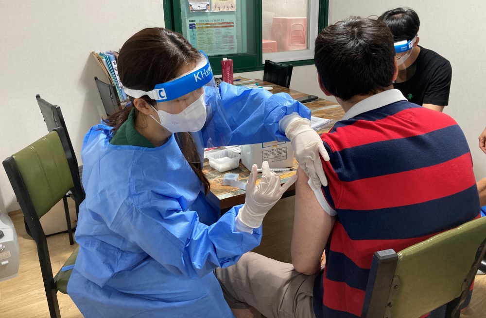 ▲ 코로나19 백신 접종