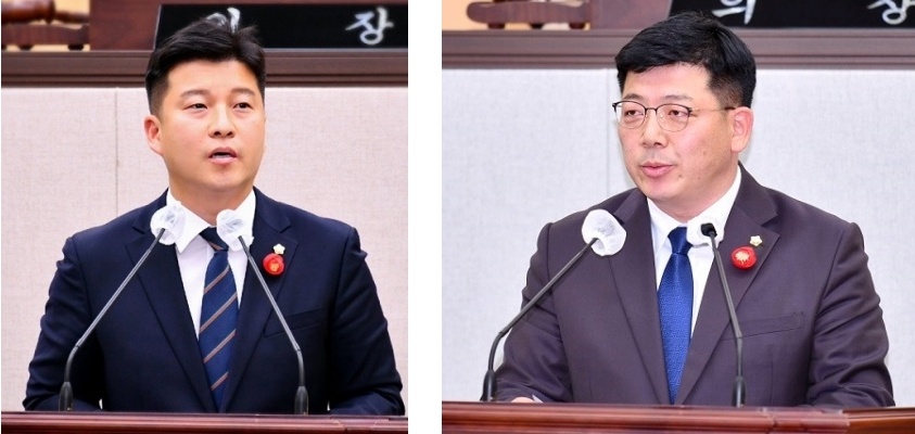 ▲ 고용진.구민호 여수시의원