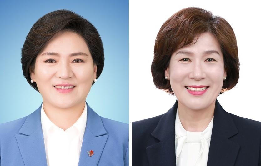 ▲ 박성미.이미경 여수시의원