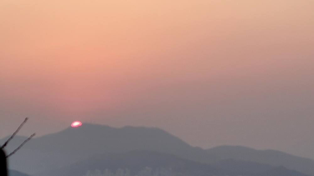 ▲2023년 떠오르는 붉은 해 ⓒ