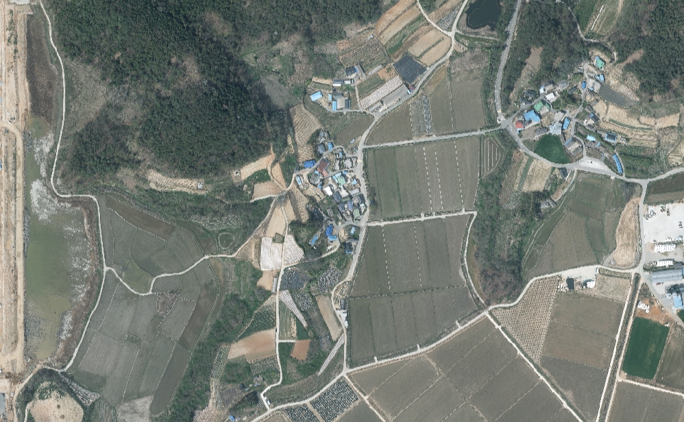 ▲ 무안군 일로읍 망월동마을