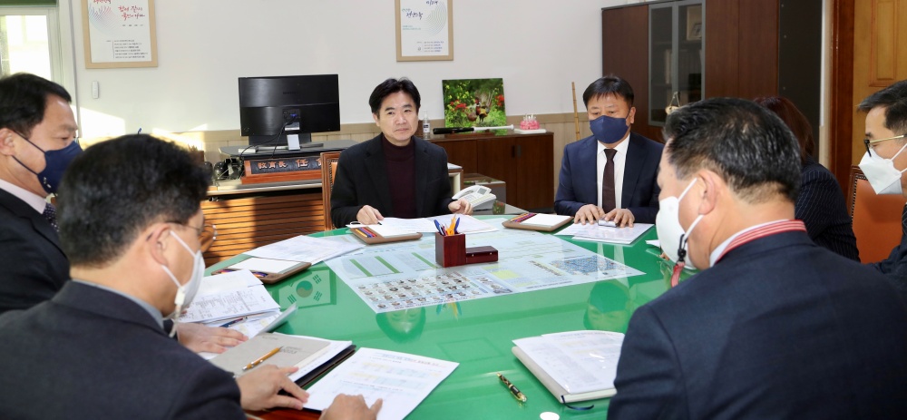 ▲김대중 교육감 순천교육지원청 일일정책회의 주재