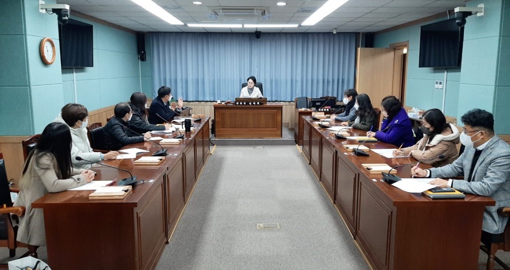 ▲여수시 사회복지 종사자 처우개선 관련 간담회