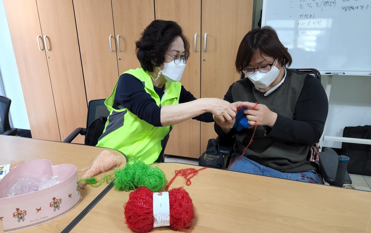 ▲ 사회서비스형 노인일자리인 여수시니어클럽