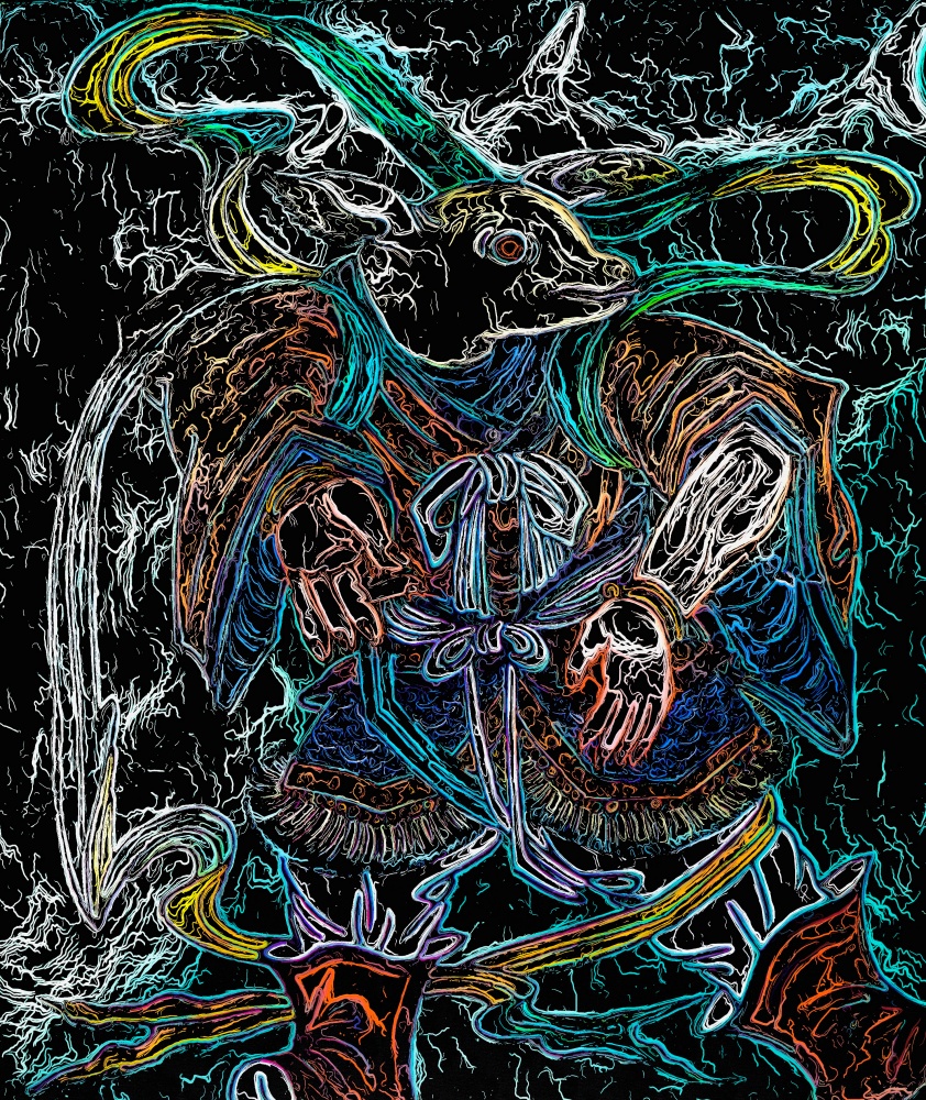 ▲ 김영삼, 묘한 기운(50x60, 디아섹)