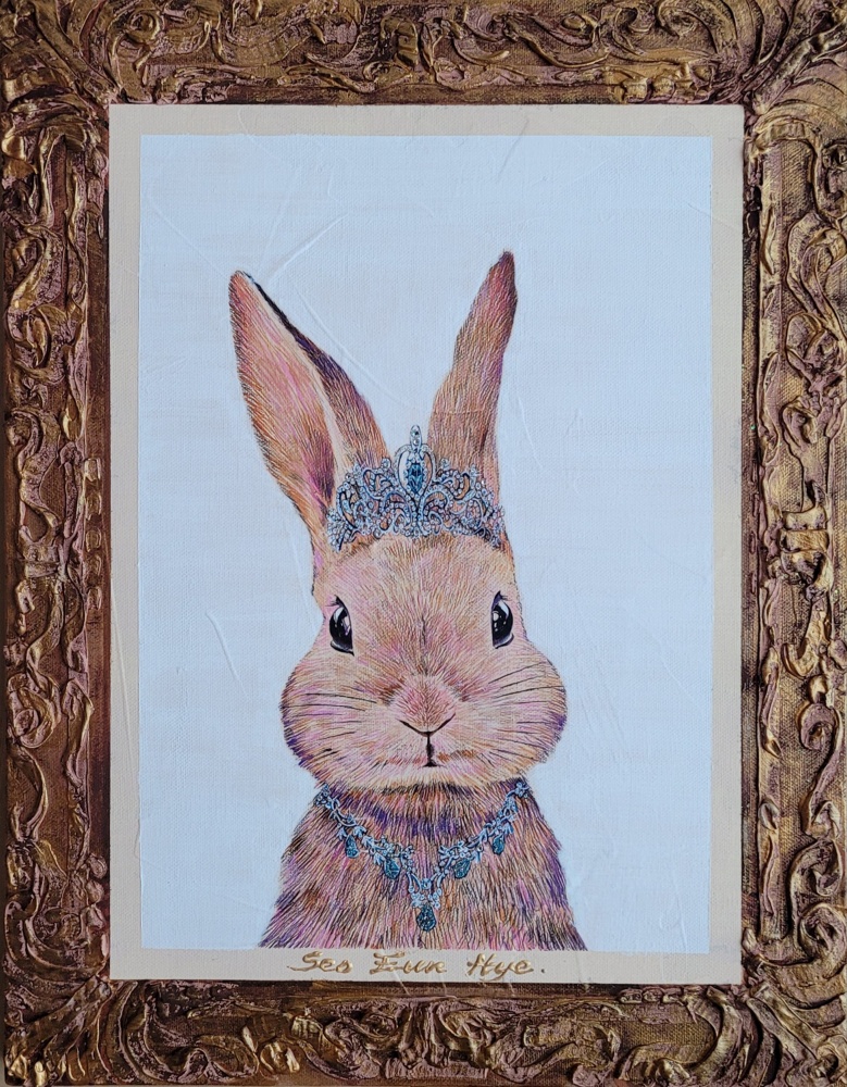 ▲서은혜, 내가 제일 잘 나가! (40.9x31.8, 캔버스에 혼합재료)