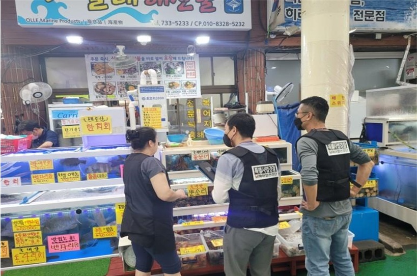 ▲  불법어업 특별점검