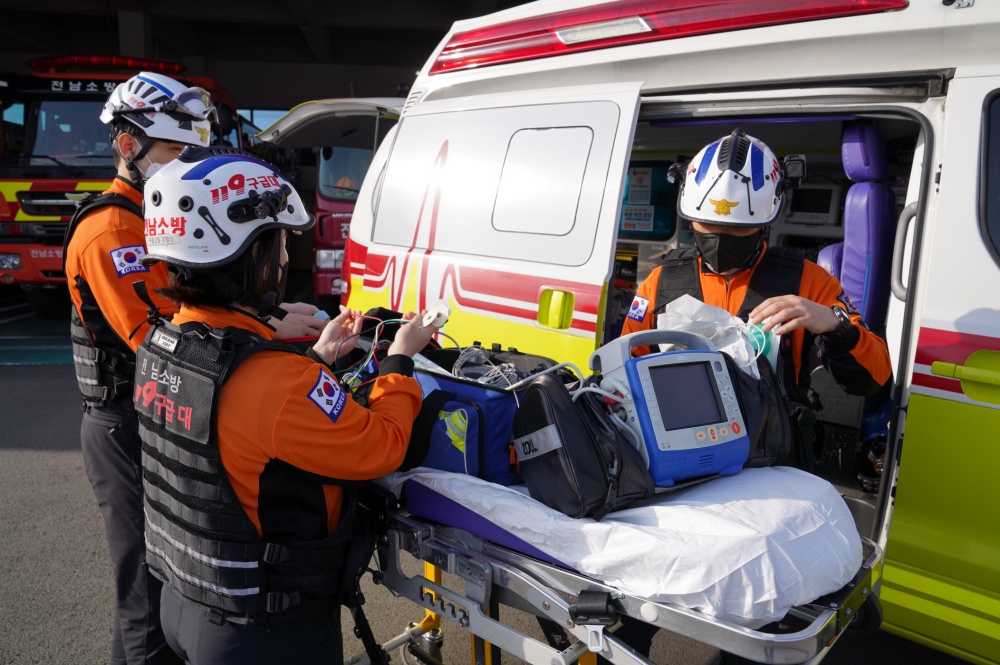 ▲ 전남소방본부 구급출동