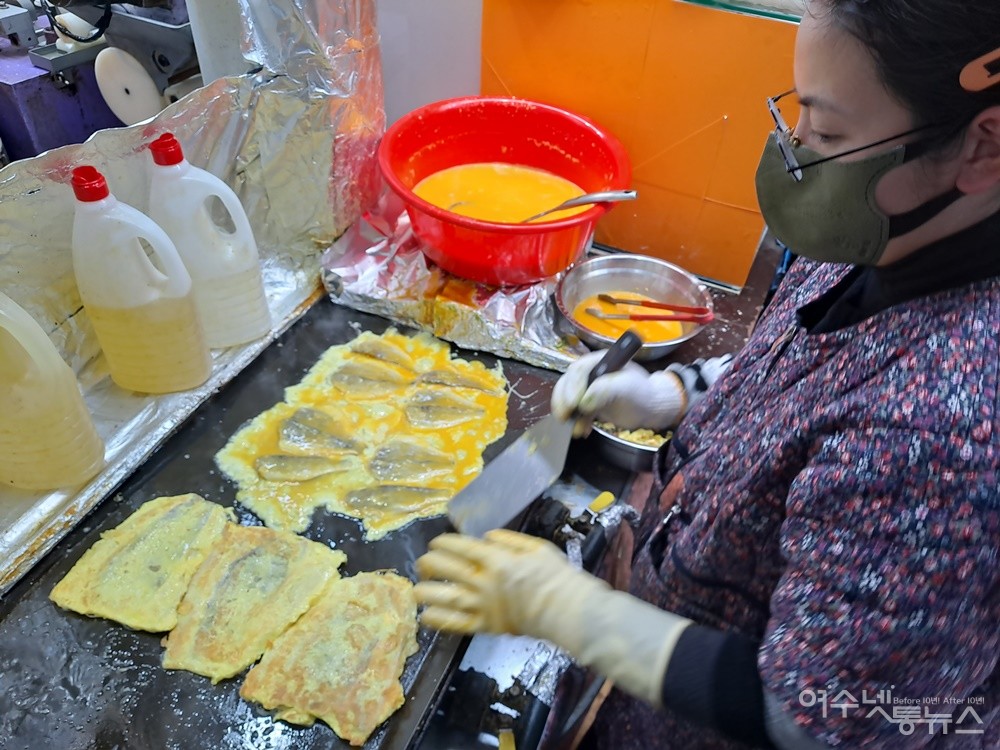 ▲조기전이다. 조기전에는 조기 한 마리 반이 들어간다. ⓒ조찬현