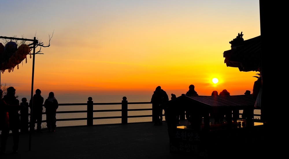 ▲ 향일암 일출