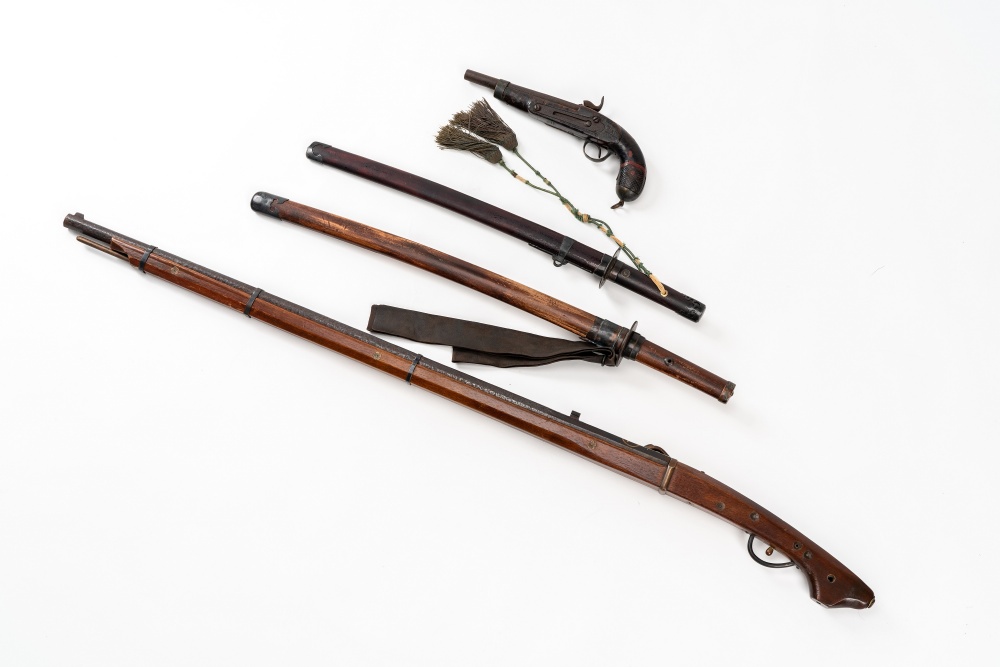 ▲ 의병유물(무기류)