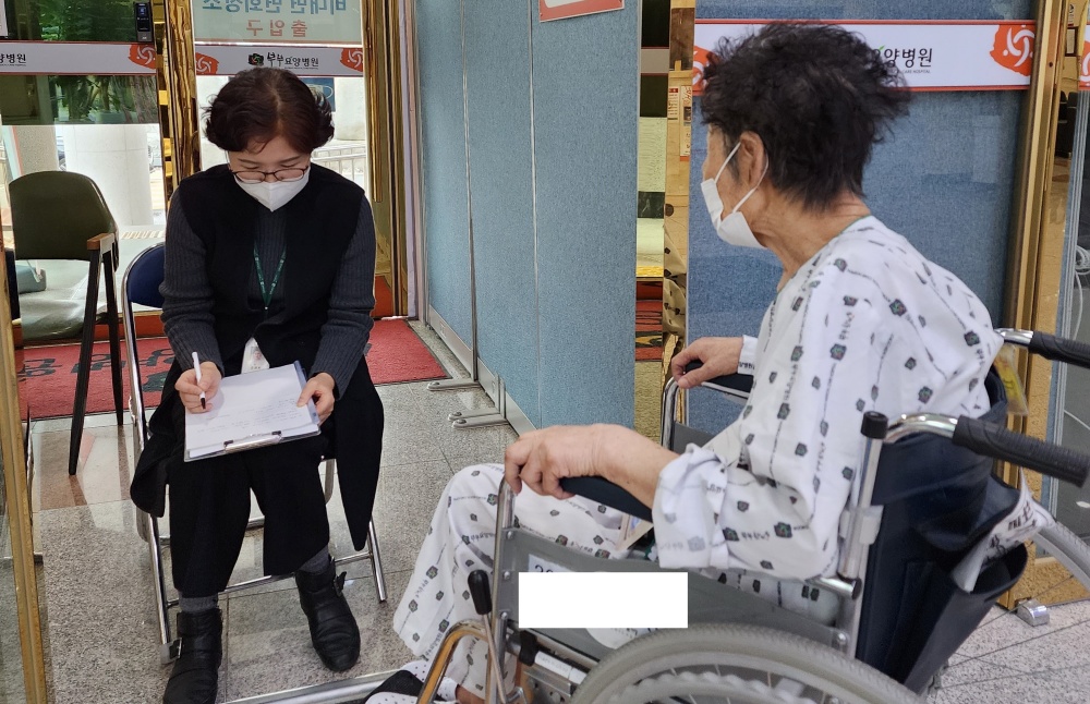 ▲ 의료급여사례관리사 활동 