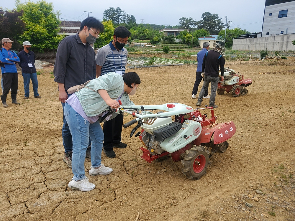 ▲ 신규농업인 영농기초기술교육