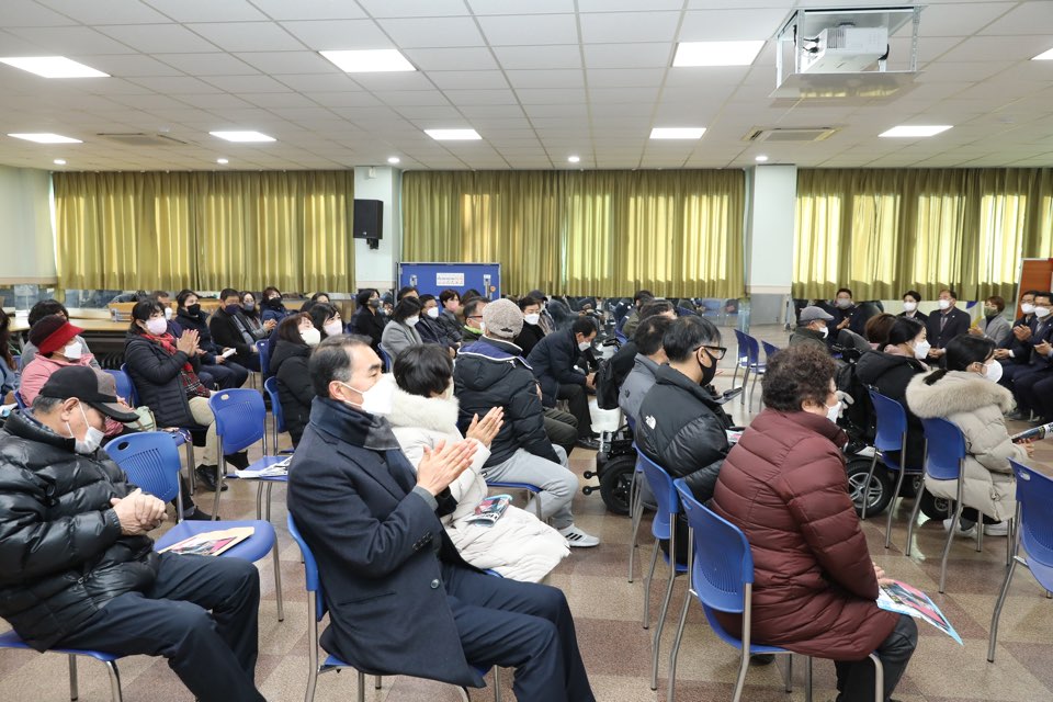 ▲지난달 25일 열린 여천동 의정보고회