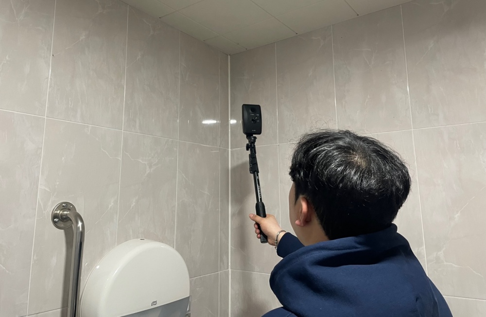 ▲ 여수시도시관리공단 불법 촬영 점검 모습