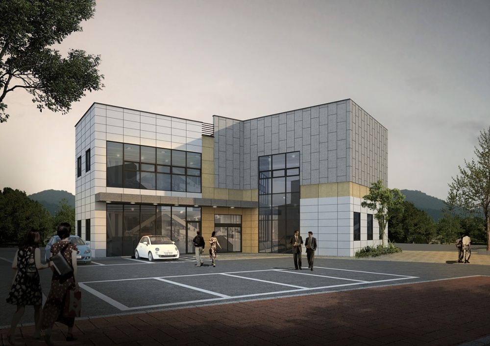 ▲ 돌산읍 죽포출장소 신축건물 조감도