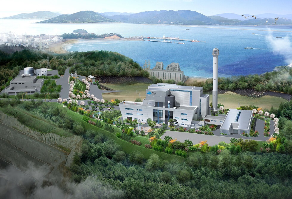 ▲ 지난 2011년 준공된 월내동 폐기물 종합처리시설 조감도