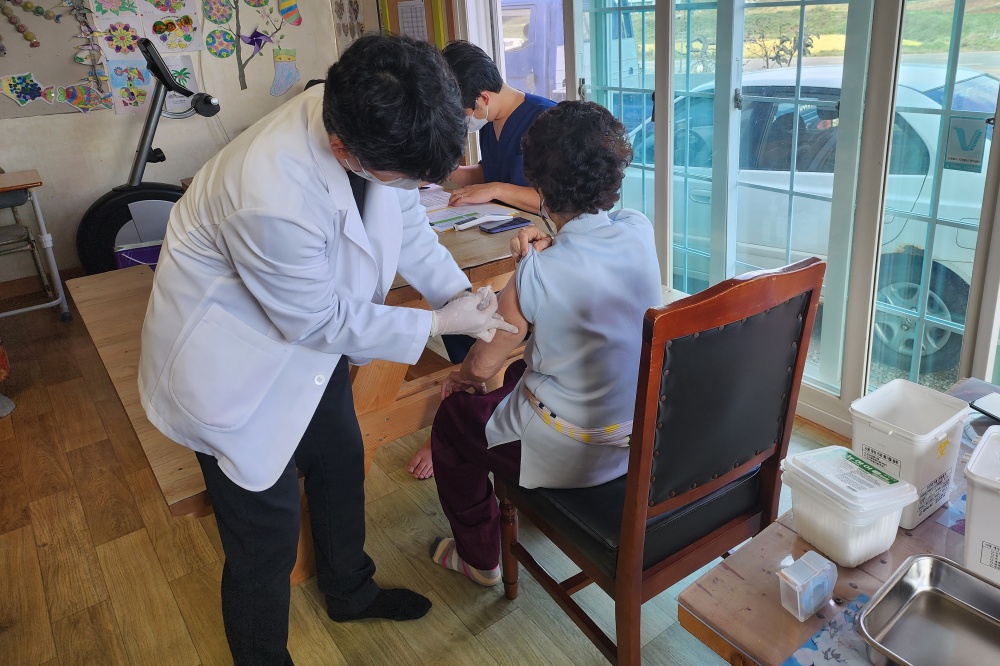 ▲ 코로나19 접종 사진