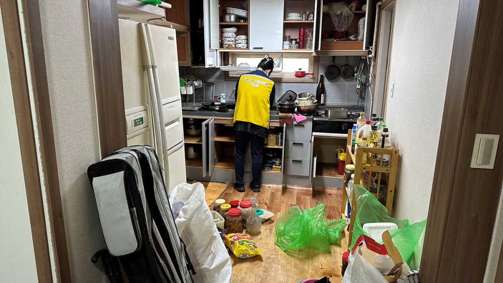 ▲ 우리동네 복지기동대 청결봉사활동