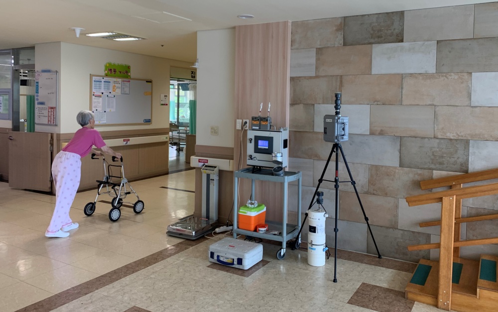 ▲실내공기질 측정 