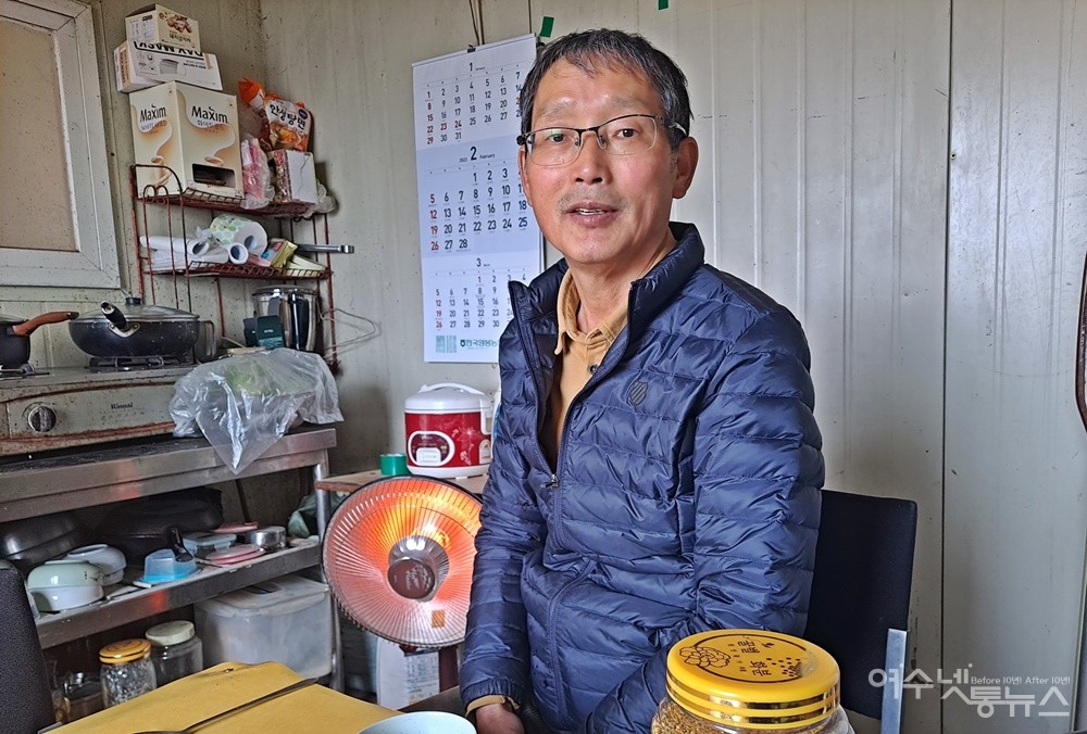 ▲여수에서 25년째 양봉업을 하고 있는 조요한씨다. ⓒ조찬현