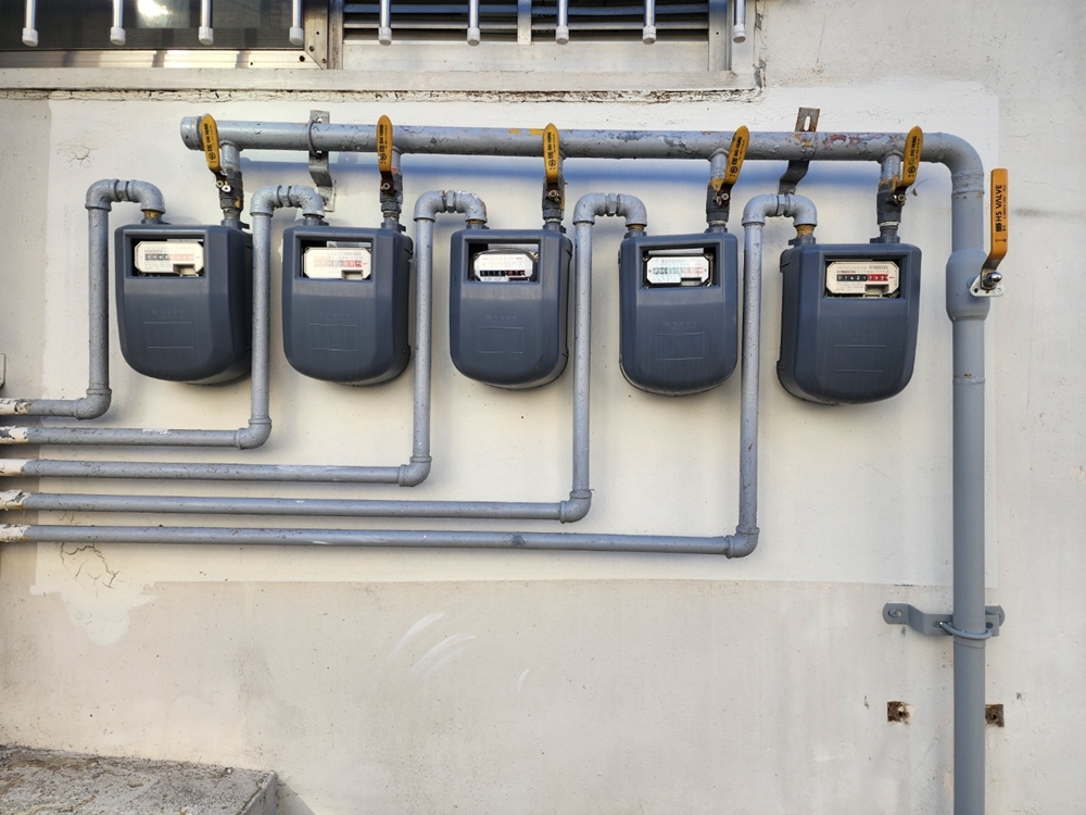 ▲ 도시가스 공급 계랑기