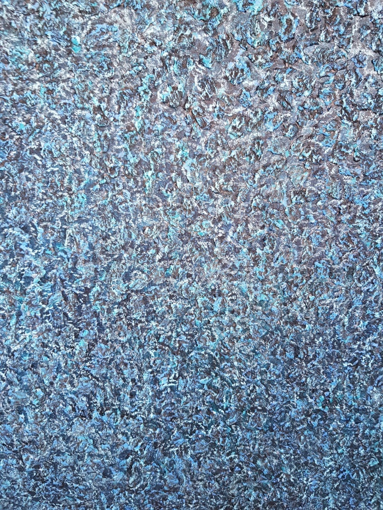 ▲유동명, 캔버스에 닥종이·혼합재료(116.8x91.0cm)