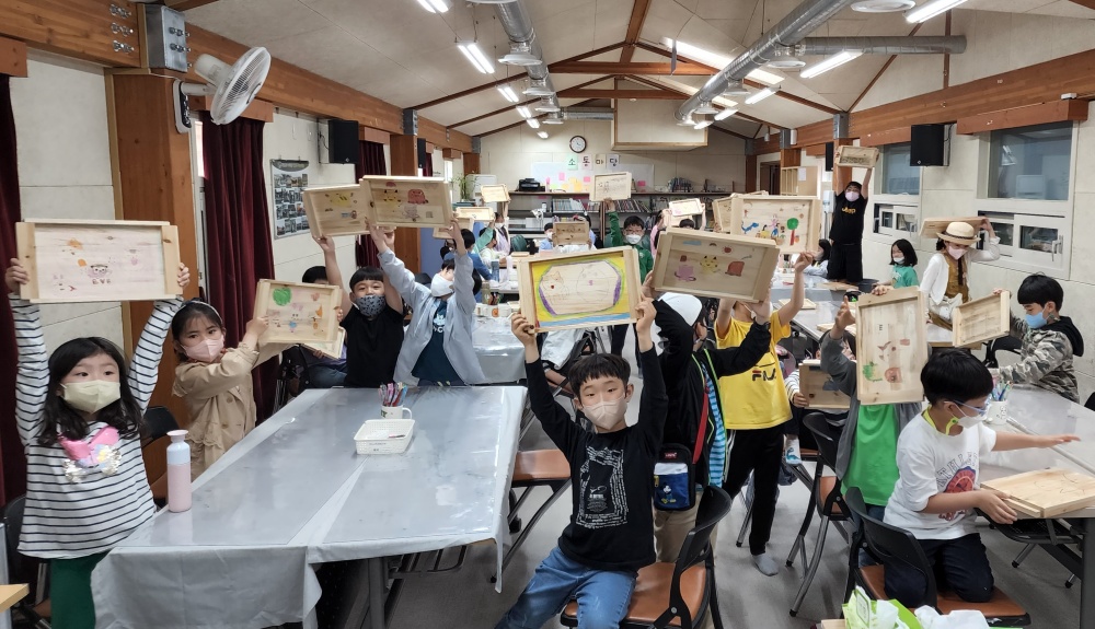 ▲ 나주 에코왕곡 목공체험