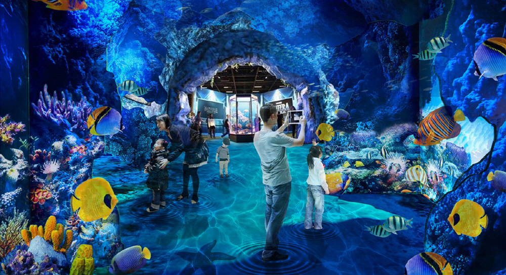 ▲주제관 전시 연출 구상(안) - 바다의 무한한 가치