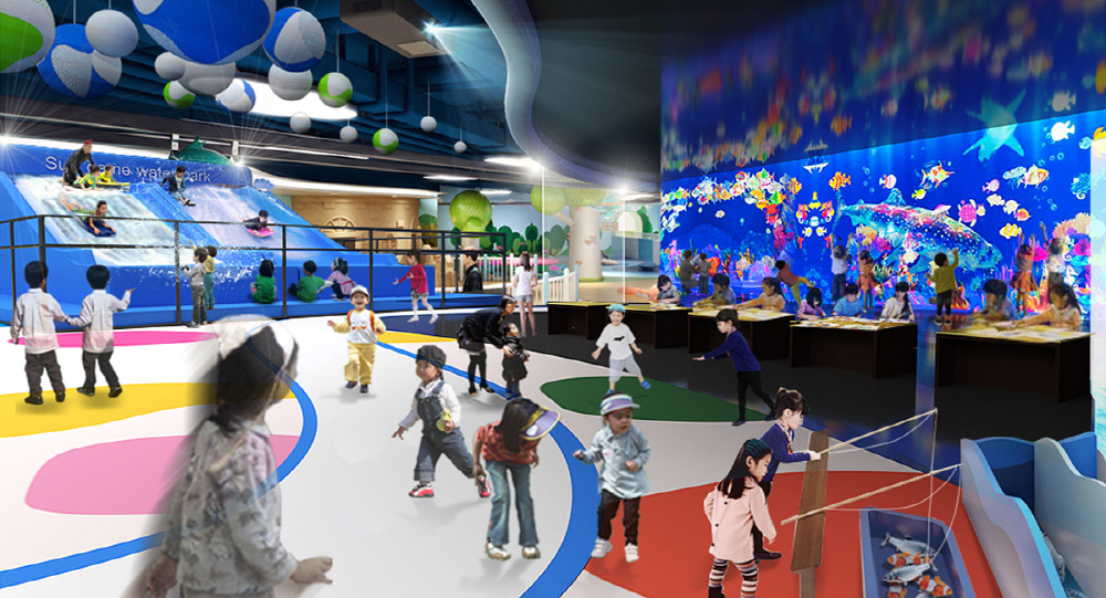 ▲ 섬 놀이터 내 플레이파크 연출 구상(안)