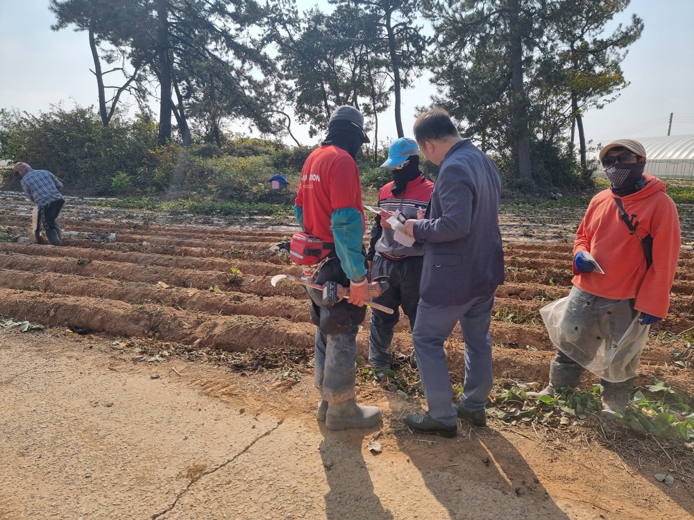 ▲ 외국인근로자 관리실태 점검