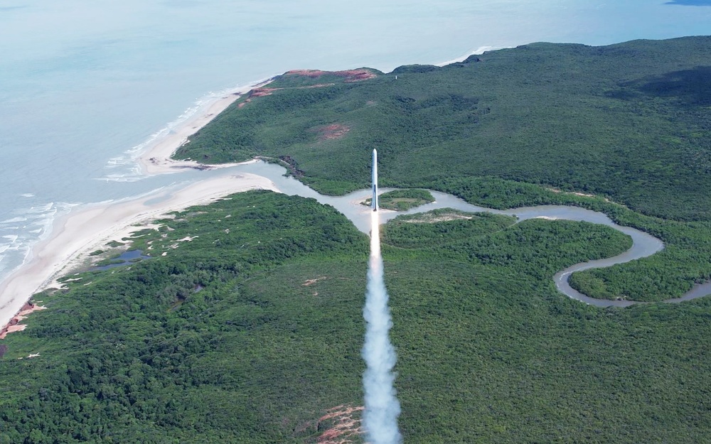 ▲ 한빛-TLV(이노스페이스) 발사 장면