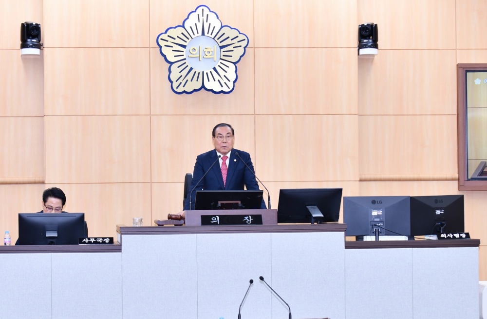 ▲ 여수시의회 김영규 의장