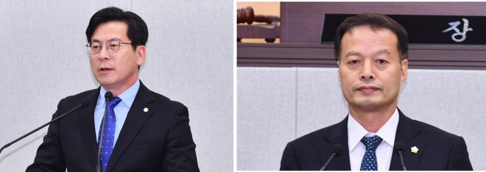 ▲ 강현태, 송하진 시의원