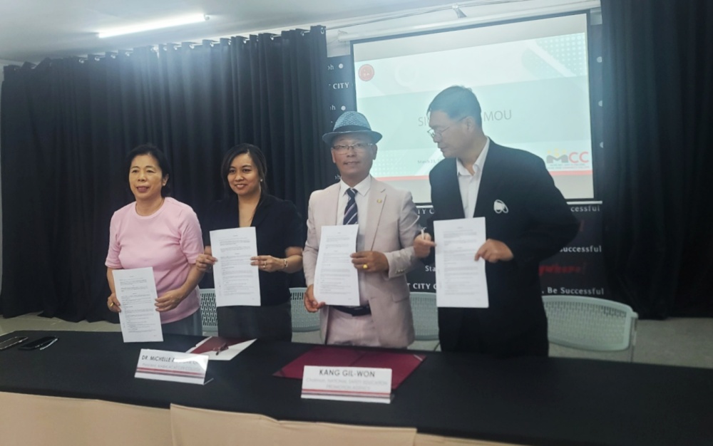 ▲ 전국민안전교육진흥원-필리핀 마발라켓 시립대학교 CPR교육 협약 체결 모습