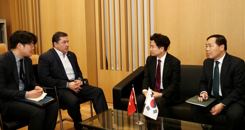 ▲ 주한 튀르키예 대사관을 방문한 김대중 전남교육감