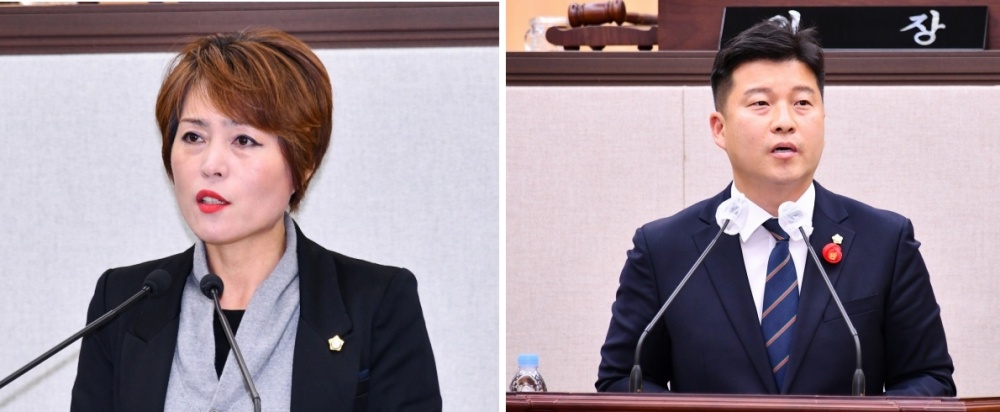 ▲ 정현주‧고용진 시의원