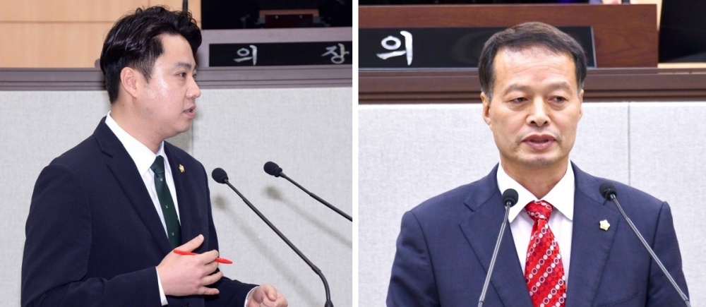 ▲ 이석주, 송하진 시의원