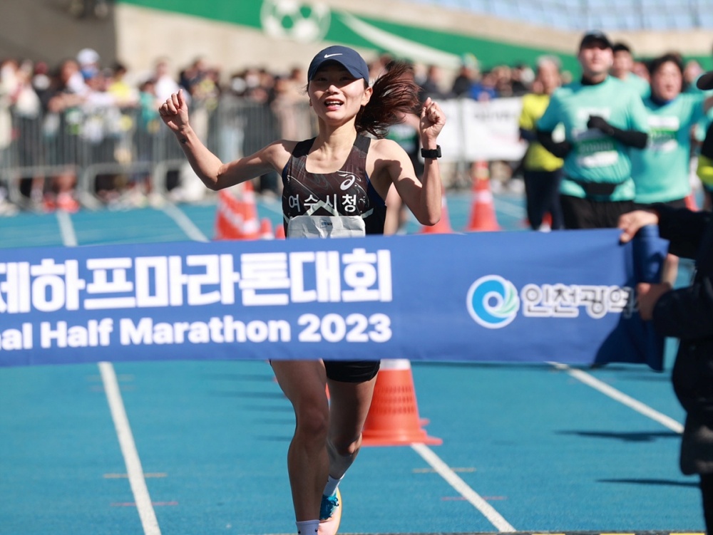 ▲ 여수시청 육상팀 김은미 선수