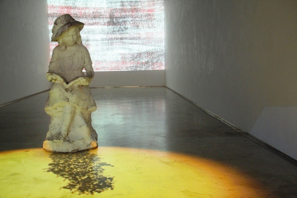 ▲이이남 작가 ‘책 읽는 소녀’