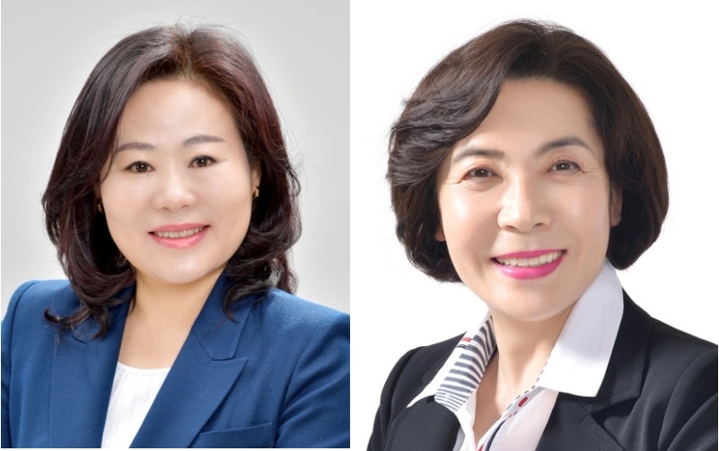 ▲ 정신출-진명숙 여수시의원