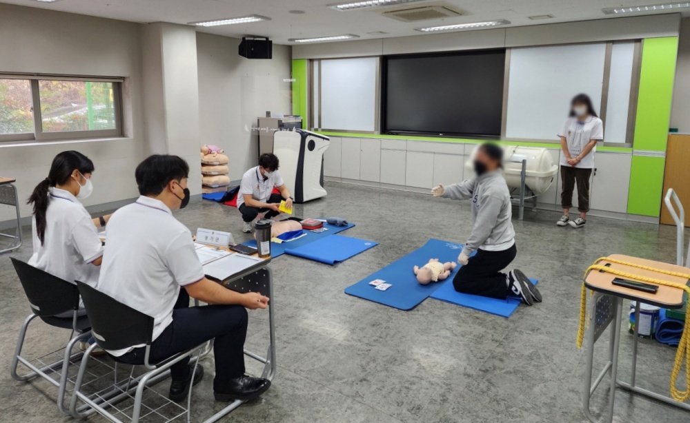 ▲ 수상구조사 응급처치 평가